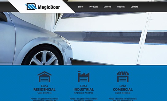 Magic Door - Portas e solues em fechamentos residenciais, industriais e comerciais